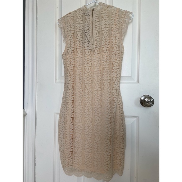 Dynamite Medium Off White Lace Dress - Picture 4 of 6